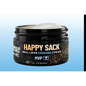 MVP Happy Sack Ball Love Cooling Cream 2 fl oz 59 mL Men Grooming Made in USA